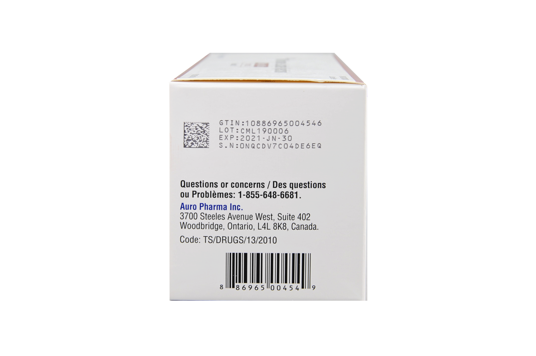 Milrinone Lactate Injection 20mg/20ml, Vial - Auro Pharma Canada