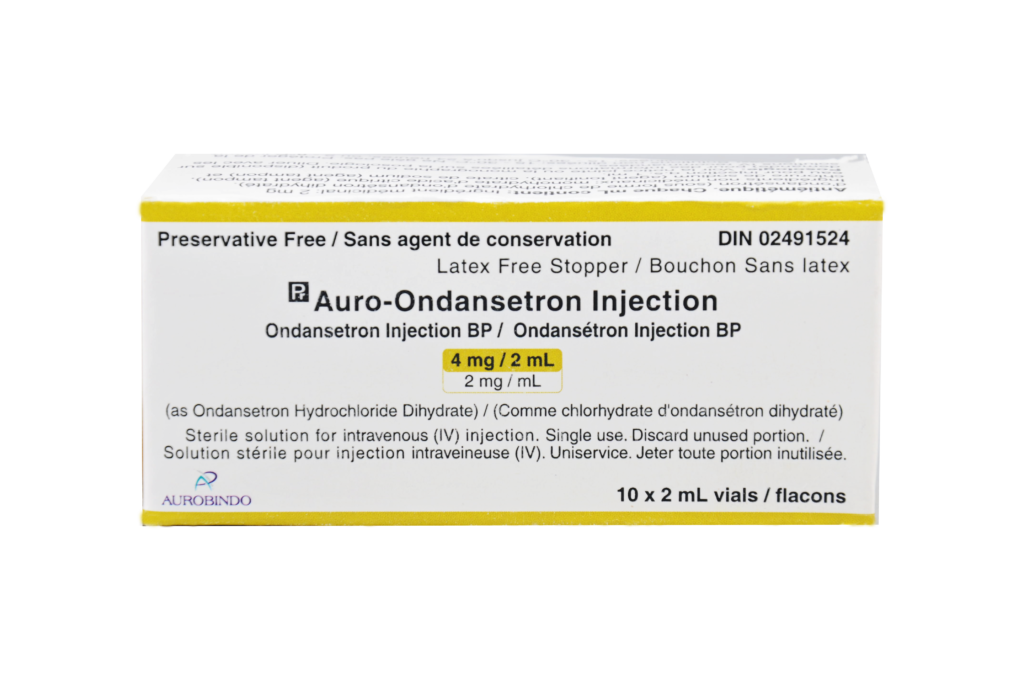 Ondansetron Injection BP, 4mg/2ml - Auro Pharma Canada